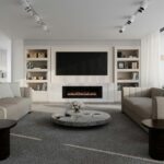 modern flat space